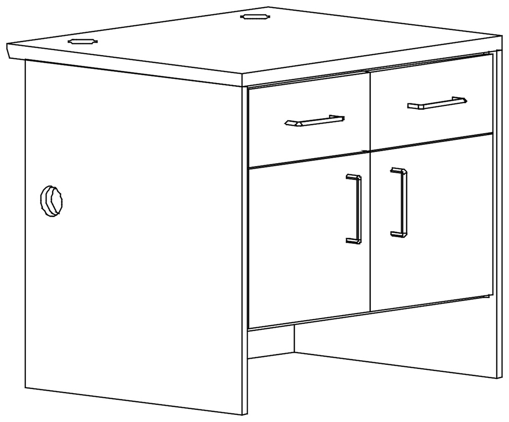 Cabinet/Specialty Units for ColorScape® Circulation Desks