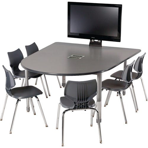 Smith System® Interchange® D-Shaped Media Tables