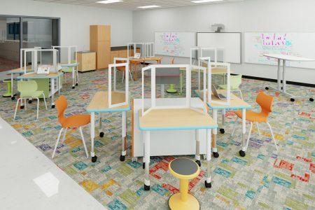 School Spaces Designed for Social Distancing